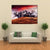 Mount Ushba In Autumn Canvas Wall Art-1 Piece-Gallery Wrap-48" x 32"-Tiaracle
