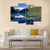 Mount Victoria From Lake Canvas Wall Art-4 Pop-Gallery Wrap-50" x 32"-Tiaracle