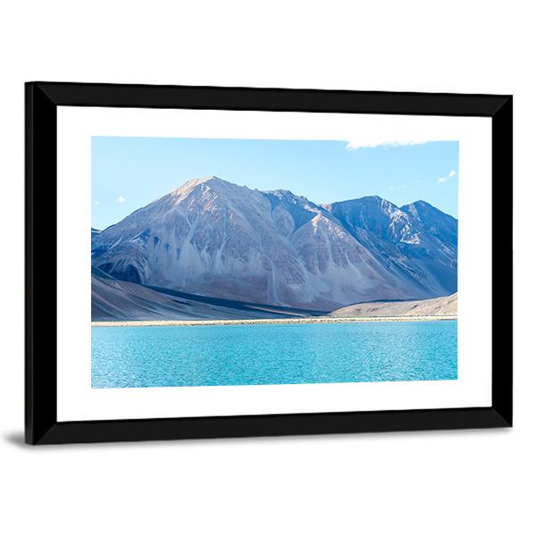 Mountain At Lake Pangong Canvas Wall Art-3 Horizontal-Gallery Wrap-25" x 16"-Tiaracle