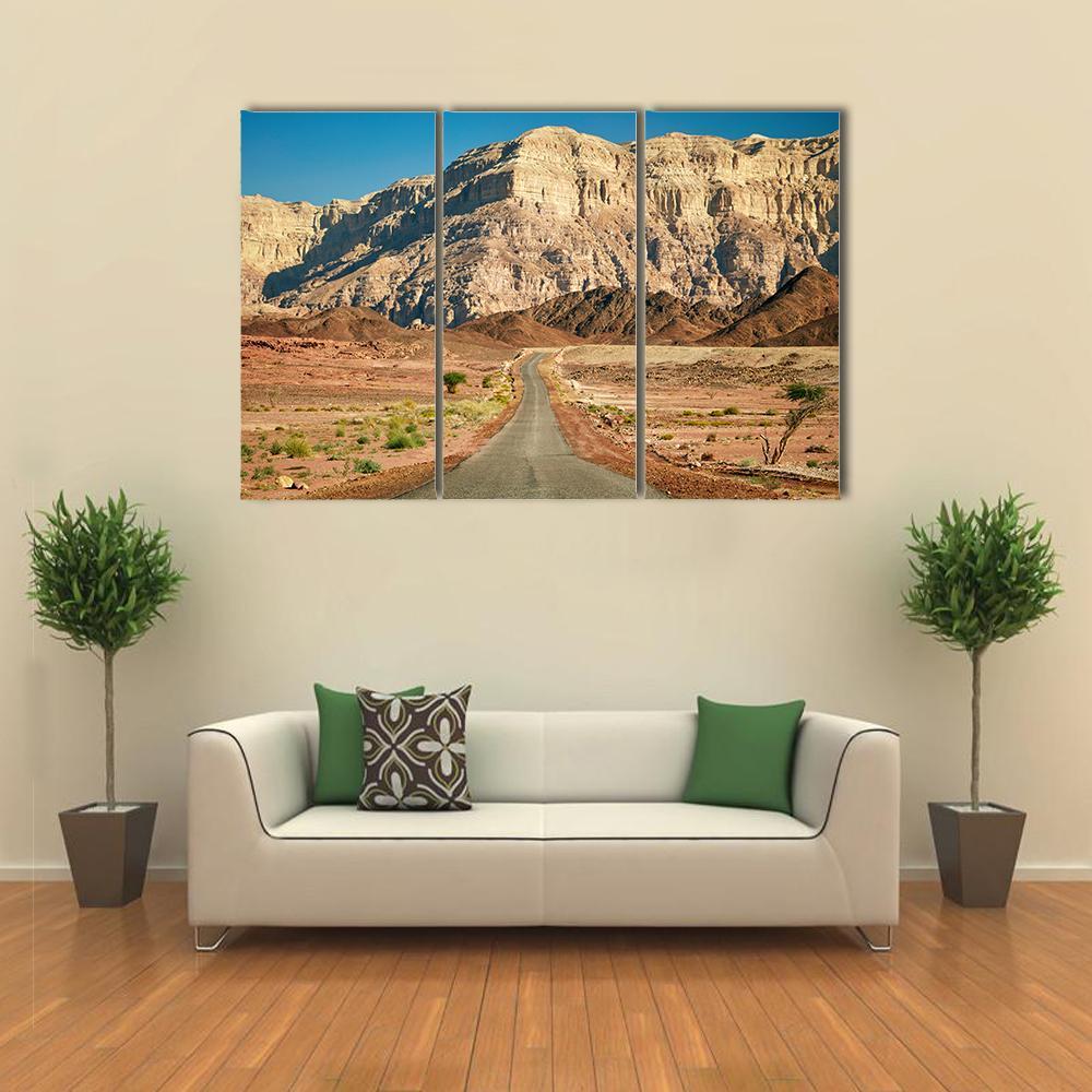 Timna Park Israel Canvas Wall Art-3 Horizontal-Gallery Wrap-37" x 24"-Tiaracle
