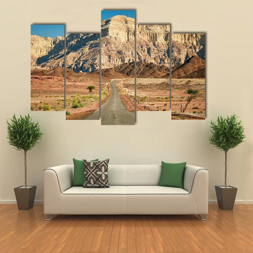 Timna Park Israel Canvas Wall Art-5 Pop-Gallery Wrap-47" x 32"-Tiaracle