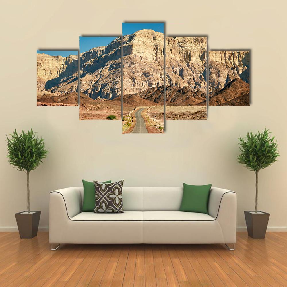 Timna Park Israel Canvas Wall Art-5 Star-Gallery Wrap-62" x 32"-Tiaracle