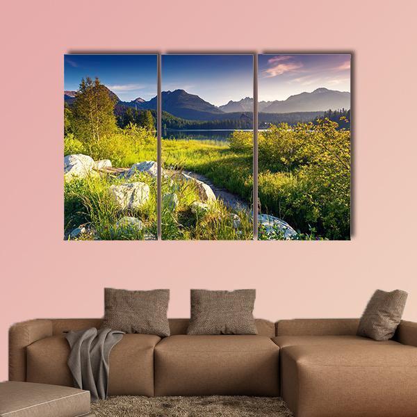 National Park High Tatra Canvas Wall Art-3 Horizontal-Gallery Wrap-37" x 24"-Tiaracle