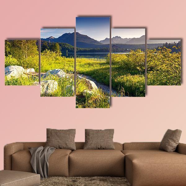 National Park High Tatra Canvas Wall Art-5 Star-Gallery Wrap-62" x 32"-Tiaracle