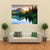 Beautiful Mountain Lake Slovakia Canvas Wall Art-4 Pop-Gallery Wrap-50" x 32"-Tiaracle