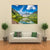 Mountain Lake & Mountains Canvas Wall Art-5 Horizontal-Gallery Wrap-22" x 12"-Tiaracle