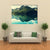 Mountain Lake Canvas Wall Art-3 Horizontal-Gallery Wrap-37" x 24"-Tiaracle