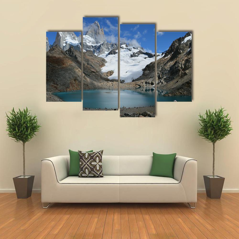 Mountain Of The Andes Canvas Wall Art-4 Pop-Gallery Wrap-50" x 32"-Tiaracle