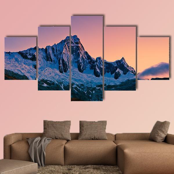 The Santa Cruz Trek Canvas Wall Art-5 Star-Gallery Wrap-62" x 32"-Tiaracle