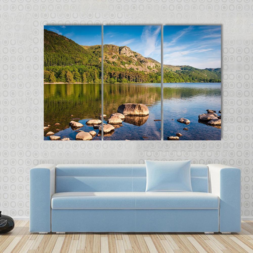 Scenic Lake District Cumbria Canvas Wall Art-3 Horizontal-Gallery Wrap-37" x 24"-Tiaracle