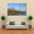 Village With Lake Canvas Wall Art-3 Horizontal-Gallery Wrap-37" x 24"-Tiaracle