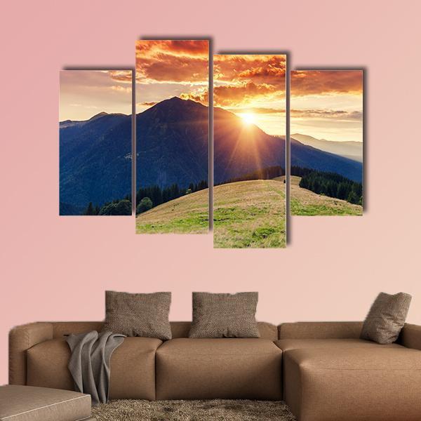 Dramatic Scenery Ukraine Canvas Wall Art-4 Pop-Gallery Wrap-50" x 32"-Tiaracle