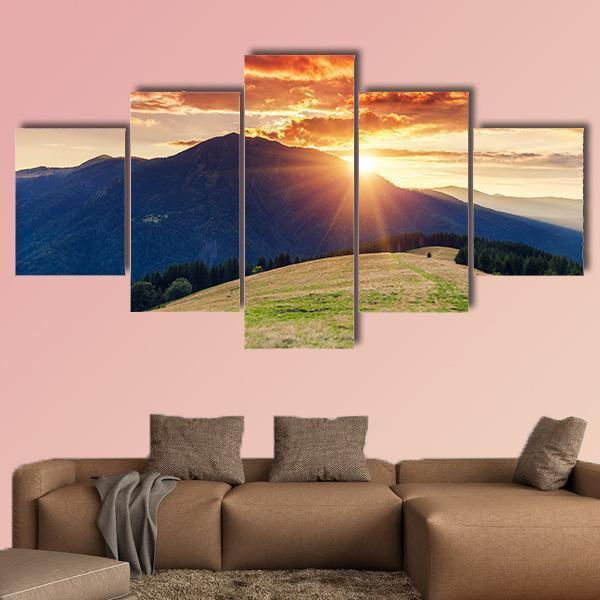 Dramatic Scenery Ukraine Canvas Wall Art-4 Pop-Gallery Wrap-50" x 32"-Tiaracle