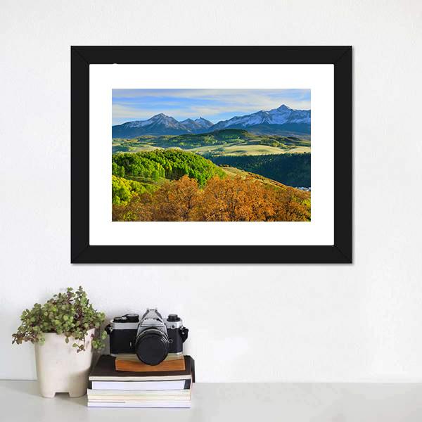Mountains Of Colorado Panoramic Canvas Wall Art-1 Piece-36" x 12"-Tiaracle