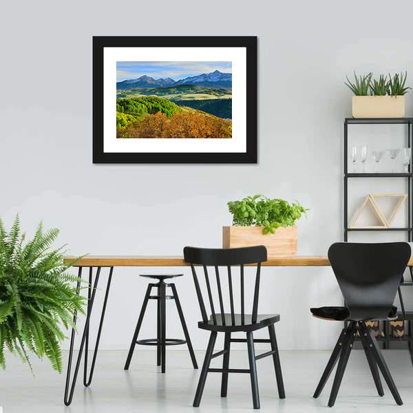 Mountains Of Colorado Panoramic Canvas Wall Art-1 Piece-36" x 12"-Tiaracle