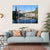 Edna Lake Canvas Wall Art-4 Horizontal-Gallery Wrap-34" x 24"-Tiaracle