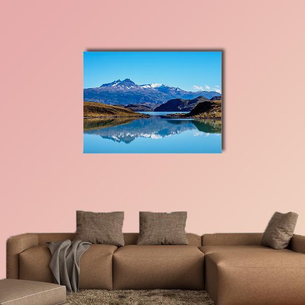 Nordenskjold Lake Chile Canvas Wall Art-1 Piece-Gallery Wrap-48" x 32"-Tiaracle