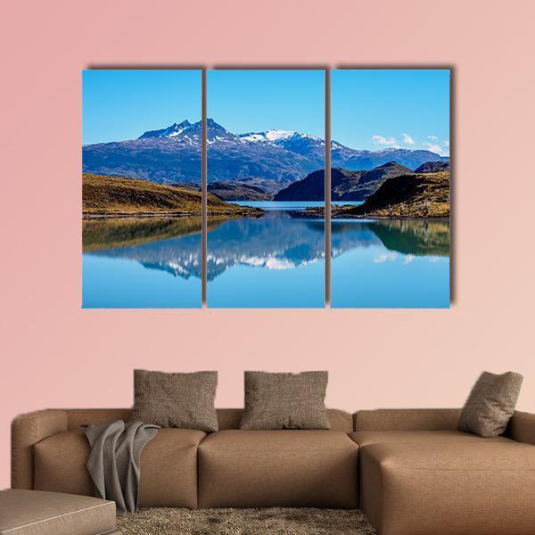 Nordenskjold Lake Chile Canvas Wall Art-3 Horizontal-Gallery Wrap-37" x 24"-Tiaracle