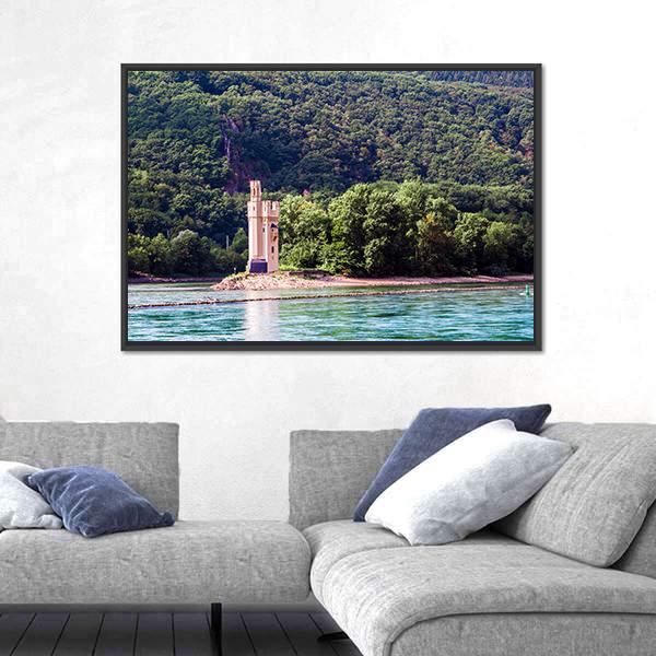 Mouse Tower Germany Panoramic Canvas Wall Art-1 Piece-36" x 12"-Tiaracle