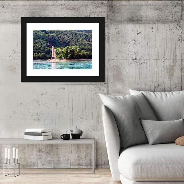 Mouse Tower Germany Panoramic Canvas Wall Art-1 Piece-36" x 12"-Tiaracle