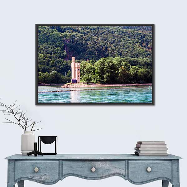 Mouse Tower Germany Vertical Canvas Wall Art-3 Vertical-Gallery Wrap-12" x 25"-Tiaracle