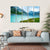 Mt Cook & Lake Canvas Wall Art-5 Horizontal-Gallery Wrap-22" x 12"-Tiaracle