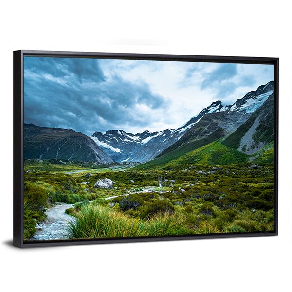 Mt Cook Canvas Wall Art-3 Horizontal-Gallery Wrap-25" x 16"-Tiaracle