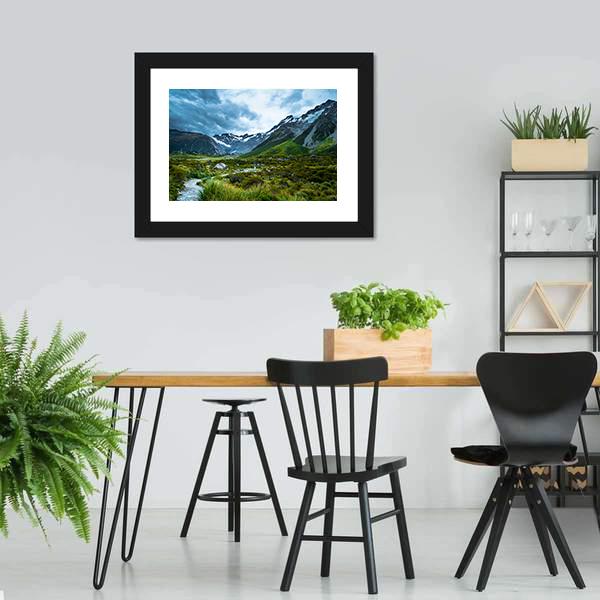 Mt Cook Canvas Wall Art-3 Horizontal-Gallery Wrap-25" x 16"-Tiaracle