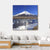 Swans Infront Of Mount Fuji Canvas Wall Art-4 Square-Gallery Wrap-17" x 17"-Tiaracle