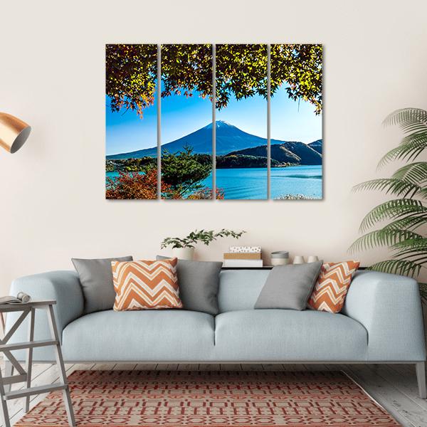 Mt Fuji Japan Canvas Wall Art-4 Horizontal-Gallery Wrap-34" x 24"-Tiaracle