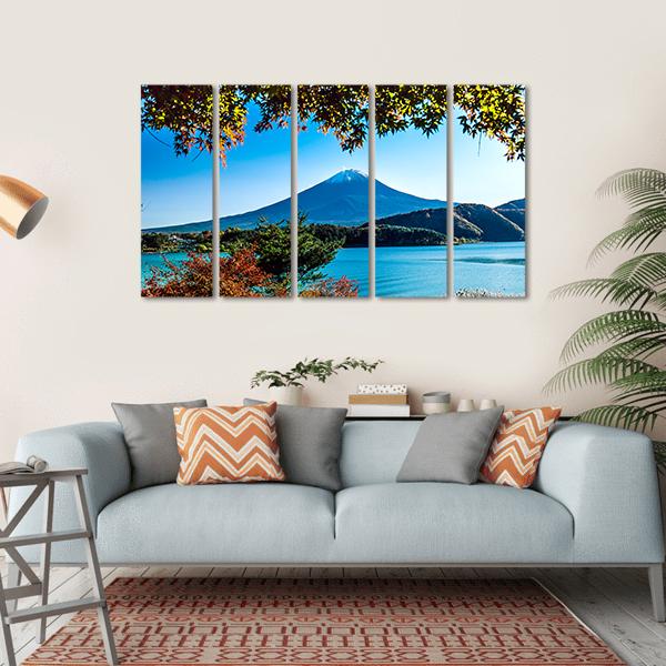Mt Fuji Japan Canvas Wall Art-5 Horizontal-Gallery Wrap-22" x 12"-Tiaracle