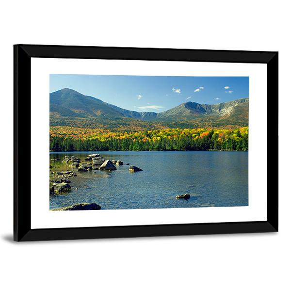 Mt. Katahdin Panoramic Canvas Wall Art-1 Piece-36" x 12"-Tiaracle