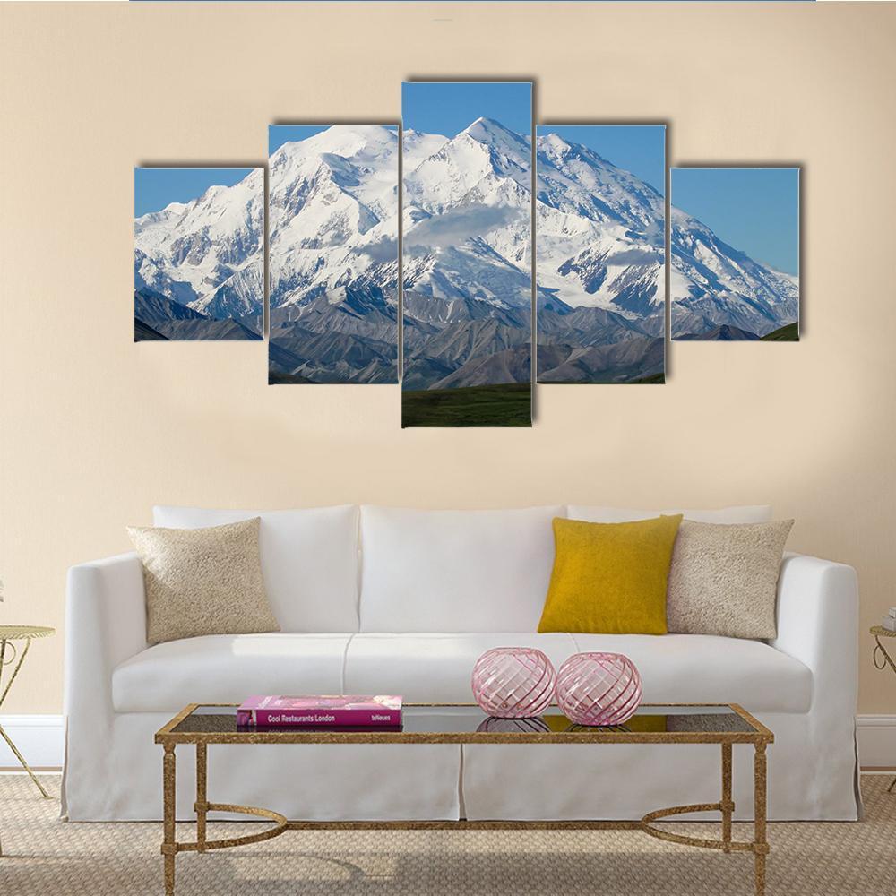 Mt McKinley Canvas Wall Art-3 Horizontal-Gallery Wrap-37" x 24"-Tiaracle