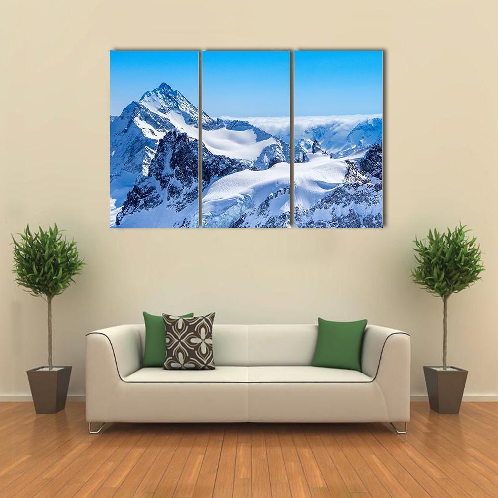 Mt Reissend Nollen Canvas Wall Art-3 Horizontal-Gallery Wrap-37" x 24"-Tiaracle