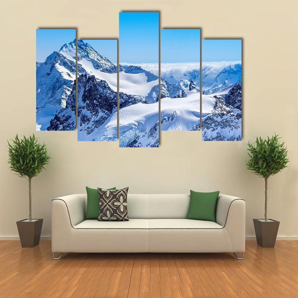 Mt Reissend Nollen Canvas Wall Art-5 Pop-Gallery Wrap-47" x 32"-Tiaracle