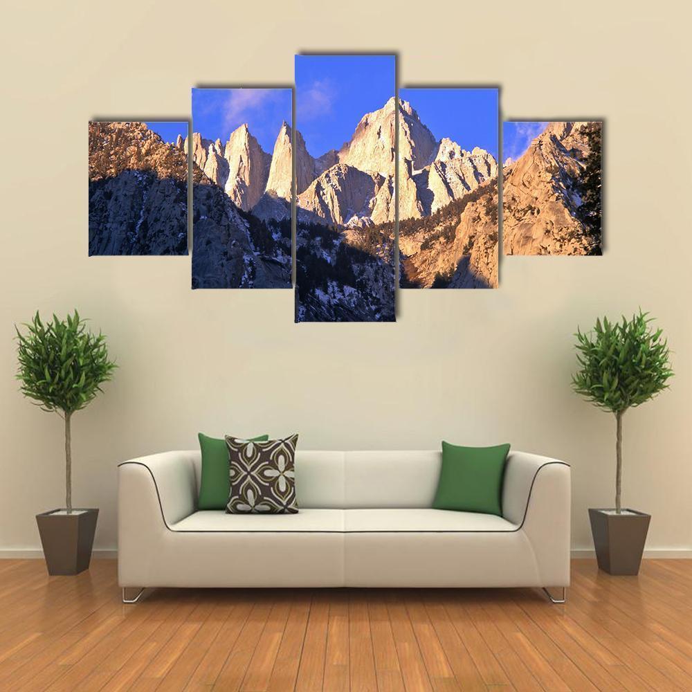 Inyo National Forest Canvas Wall Art-5 Star-Gallery Wrap-62" x 32"-Tiaracle