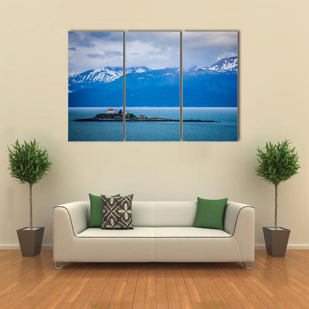 Mud Bay In Alaska Canvas Wall Art-3 Horizontal-Gallery Wrap-37" x 24"-Tiaracle