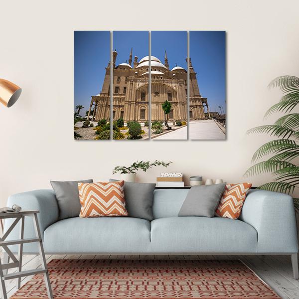 Muhammad Ali Mosque Cairo Canvas Wall Art-1 Piece-Gallery Wrap-36" x 24"-Tiaracle