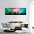 Multicolored Northern Lights Panoramic Canvas Wall Art-3 Piece-25" x 08"-Tiaracle