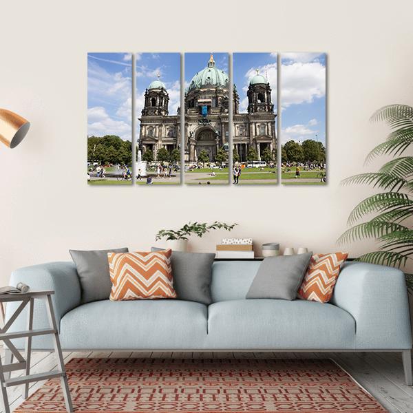 Museum Island In The Mitte District Berlin Canvas Wall Art-5 Horizontal-Gallery Wrap-22" x 12"-Tiaracle