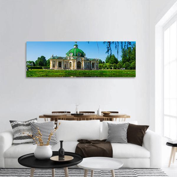 Museum Kuskovo Russia Panoramic Canvas Wall Art-1 Piece-36" x 12"-Tiaracle