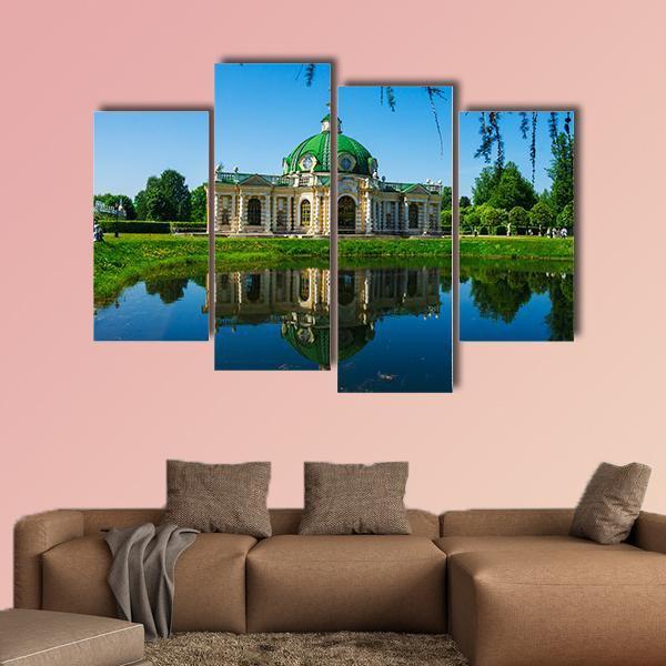 Museum Kuskovo Russia Canvas Wall Art-4 Pop-Gallery Wrap-50" x 32"-Tiaracle
