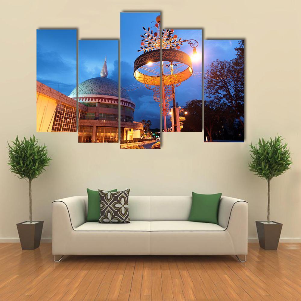 Museum Of Insignia Canvas Wall Art-5 Pop-Gallery Wrap-47" x 32"-Tiaracle
