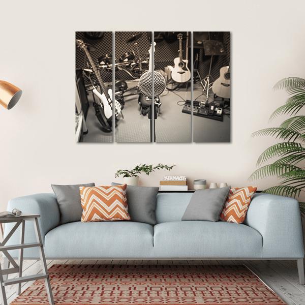 Musical Equipment's Canvas Wall Art-4 Horizontal-Gallery Wrap-34" x 24"-Tiaracle