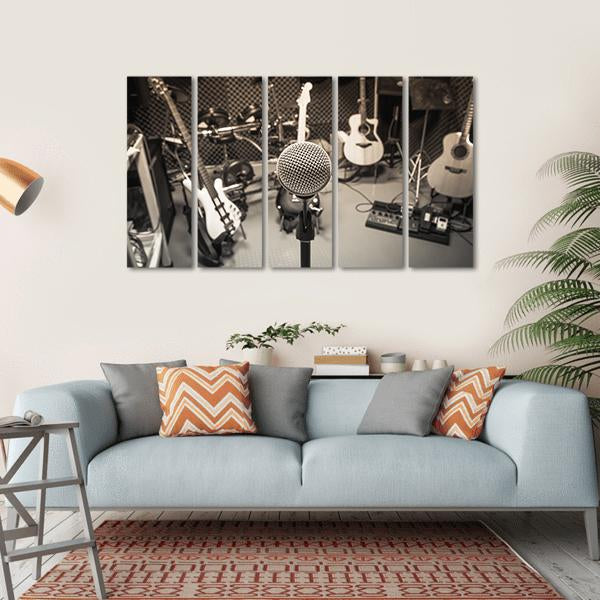 Musical Equipment's Canvas Wall Art-5 Horizontal-Gallery Wrap-22" x 12"-Tiaracle