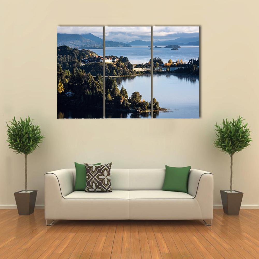 Nahuel Huapi Lake Canvas Wall Art-3 Horizontal-Gallery Wrap-37" x 24"-Tiaracle