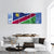 Namibia Flag Panoramic Canvas Wall Art-3 Piece-25" x 08"-Tiaracle