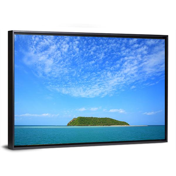 Nang Yuan Island Canvas Wall Art-3 Horizontal-Gallery Wrap-25" x 16"-Tiaracle
