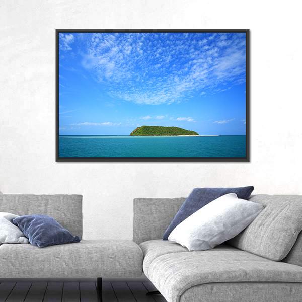 Nang Yuan Island Canvas Wall Art-3 Horizontal-Gallery Wrap-25" x 16"-Tiaracle