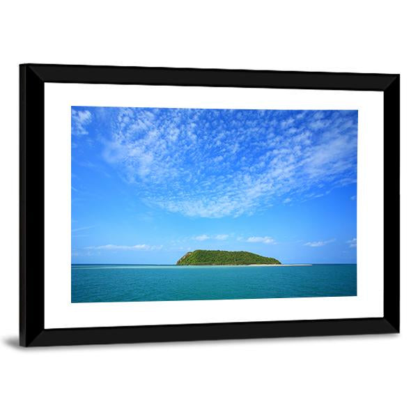 Nang Yuan Island Canvas Wall Art-3 Horizontal-Gallery Wrap-25" x 16"-Tiaracle